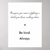 Wees aardig poster (Voorkant)