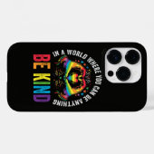 Wees Aardig Pride LHBT Maand Case-Mate iPhone Case (Achterkant (horizontaal))