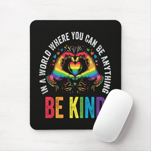 Wees Aardig Pride LHBT Maand Muismat (Met muis)