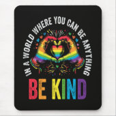 Wees Aardig Pride LHBT Maand Muismat (Voorkant)