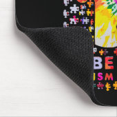 Wees aardig Puzzel Tie Dye Autisme Bewustzijn Muismat (Hoek)