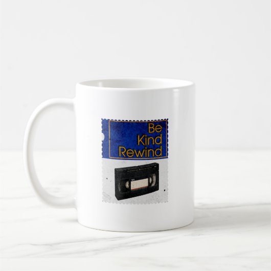 Wees Aardig Rewind VHS Retro Koffiemok (Links)