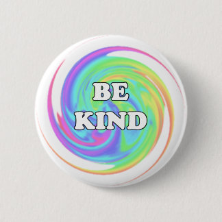 Wees aardig ronde button 5,7 cm