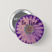 Wees aardig ronde button 5,7 cm (Voorkant /achterkant)