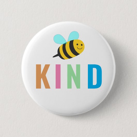 Wees aardig ronde button 5,7 cm (Voorkant)