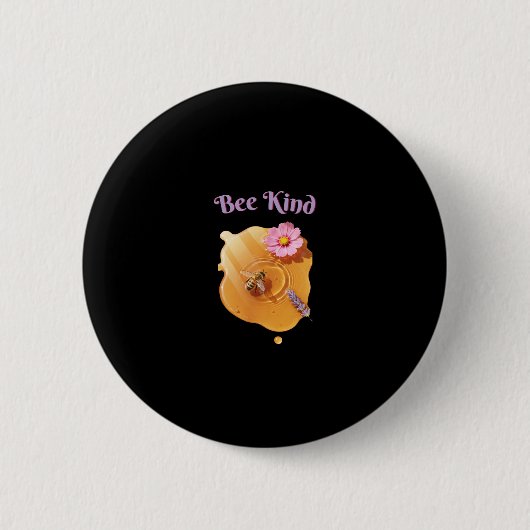 Wees Aardig Ronde Button 5,7 Cm (Voorkant)