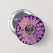 Wees aardig ronde button 5,7 cm (Voorkant /achterkant)