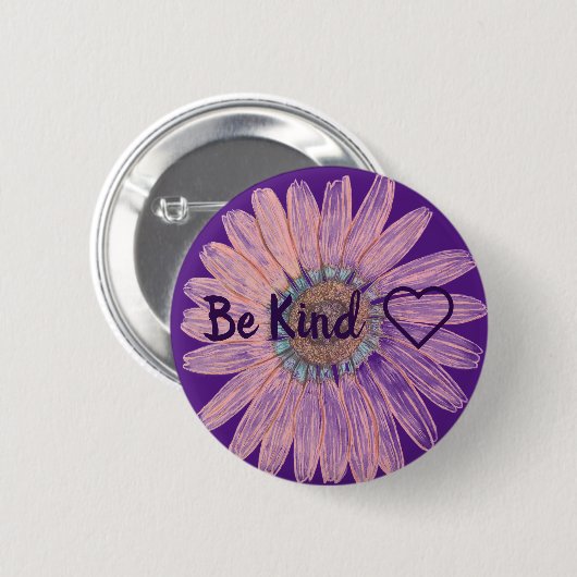 Wees aardig ronde button 5,7 cm (Voorkant /achterkant)