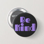 Wees aardig ronde button 5,7 cm (Voorkant /achterkant)