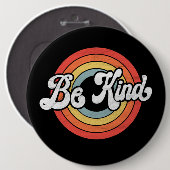 Wees aardig ronde button 6,0 cm (Voorkant /achterkant)