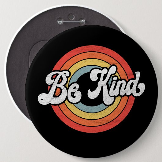 Wees aardig ronde button 6,0 cm (Voorkant /achterkant)