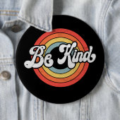 Wees aardig ronde button 6,0 cm (In situ)