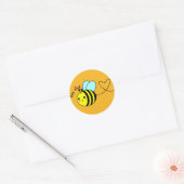 Wees aardig ronde sticker (Envelop)