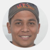 Wees aardig ronde sticker (Voorkant)