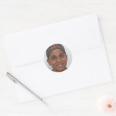 Wees aardig ronde sticker (Envelop)