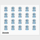 Wees aardig ronde sticker (Vel)