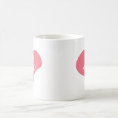 WEES AARDIG Roze Liefdeshart Koffiemok (Center)