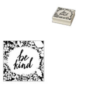 Wees aardig rubberstempel (Gestempeld)