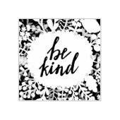 Wees aardig rubberstempel (Afrduk)