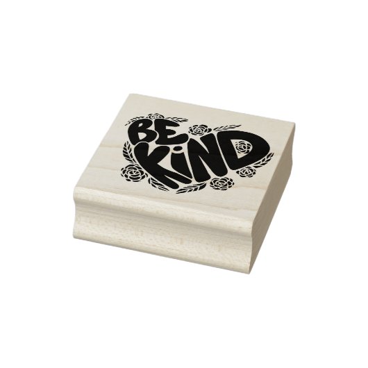 Wees aardig rubberstempel (Stempel)