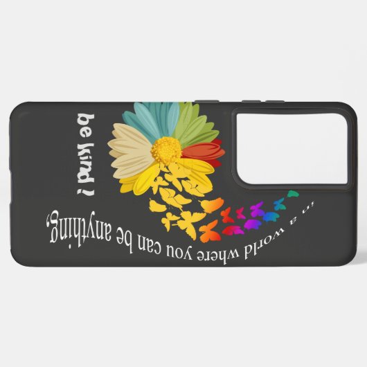 Wees aardig | samsung galaxy hoesje (Achterkant horizontaal)