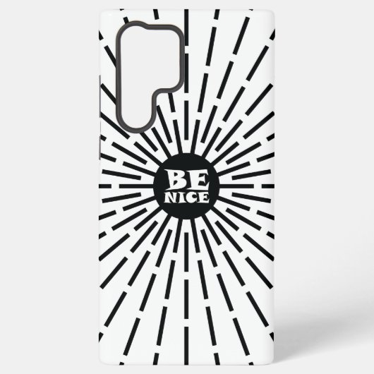 Wees aardig samsung galaxy hoesje (Achterkant)