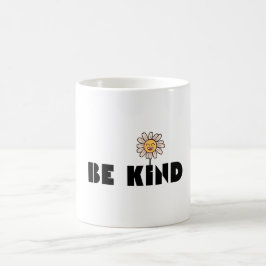 Wees Aardig Schattig Glimlachende Madeliefjesbloem Koffiemok