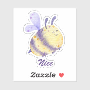 *~* Wees aardig Schattige Fuzzy Leraar Moeder Papa Sticker