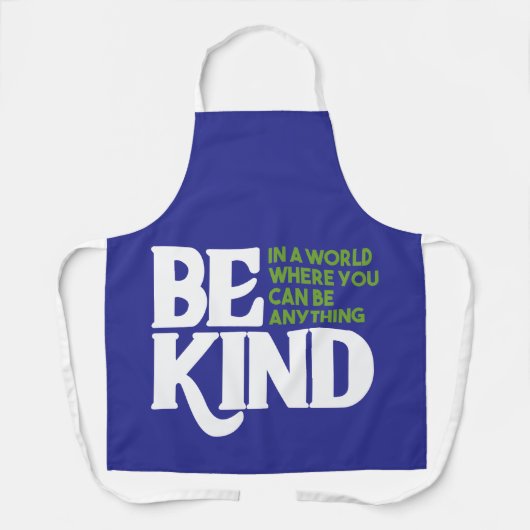 Wees aardig schort (Voorkant)