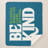 Wees aardig sherpa deken (Voorkant)