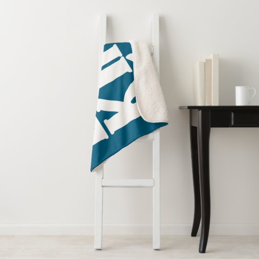 Wees aardig sherpa deken (In situ)