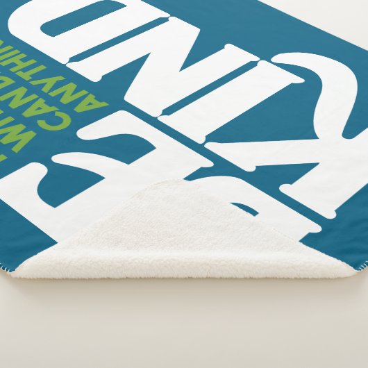 Wees aardig sherpa deken (3/4)