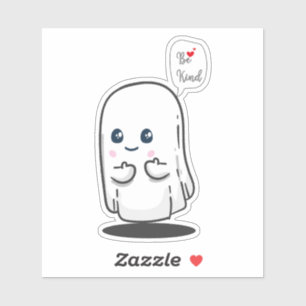 Wees aardig spook, Ghost Clipart sticker