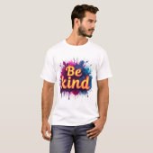 Wees aardig t-shirt (Voorkant volledig)