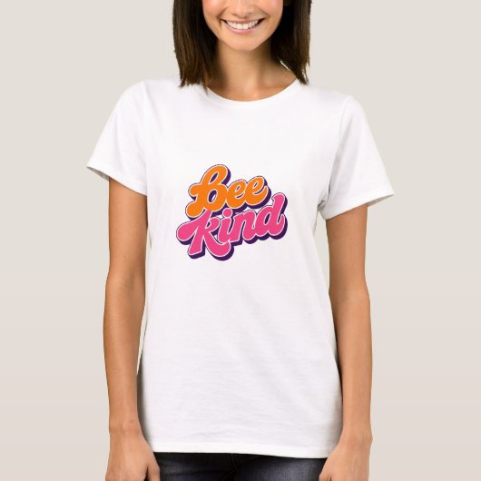 wees aardig t-shirt (Voorkant)