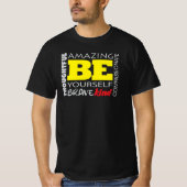 Wees aardig t-shirt (Voorkant)