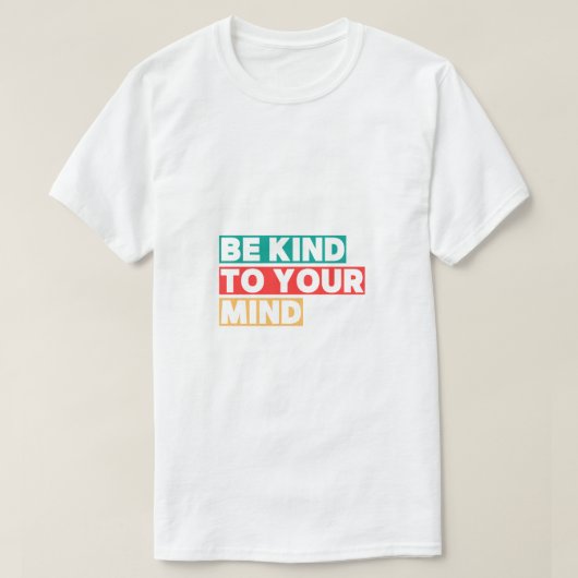 Wees aardig" T-shirt (Design voorkant)