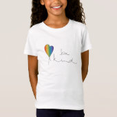 Wees aardig T-shirt, Kindness, Love, Rainbow, T-sh T-shirt (Voorkant)