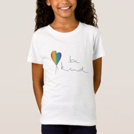 Wees aardig T-shirt, Kindness, Love, Rainbow, T-sh T-shirt