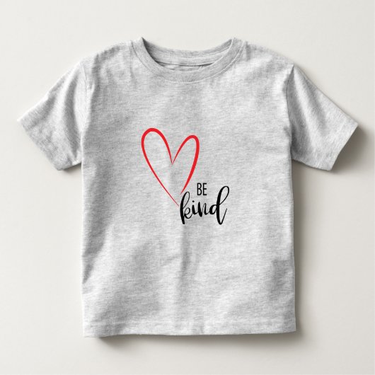 Wees aardig T-shirt, Kindness, Love, Red Heart, T- Kinder Shirts (Voorkant)
