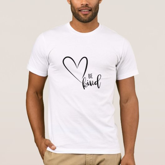 Wees aardig T-shirt, Kindness, Love, Red Heart, T- T-shirt (Voorkant)