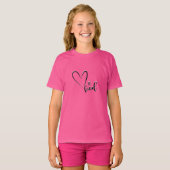 Wees aardig T-shirt, Kindness, Love, Red Heart, T- T-shirt (Voorkant volledig)