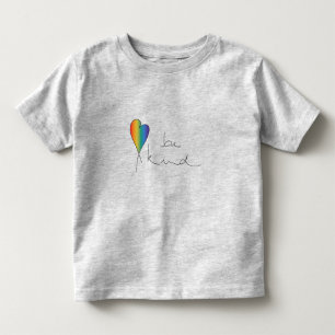 Wees aardig T-shirt, Kindness, Rainbooghart, T-shi Kinder Shirts