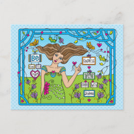 Wees aardig tegen anderen_ Briefkaart