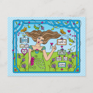 Wees aardig tegen anderen_ Briefkaart