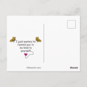 Wees aardig tegen anderen_ Briefkaart (Achterkant)