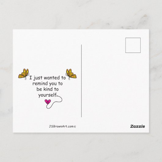 Wees aardig tegen anderen_ Briefkaart (Achterkant)