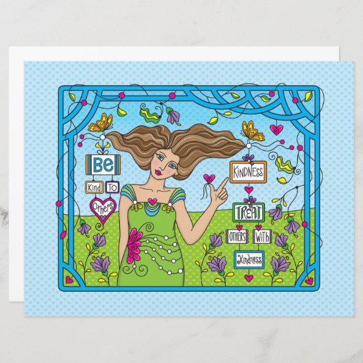 Wees aardig tegen anderen_Papier papier 11 x 8,5 i (Voorkant / Achterkant)