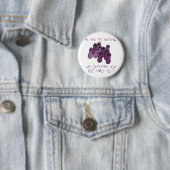 Wees aardig tegen bacteriën ronde button 5,7 cm (In situ)