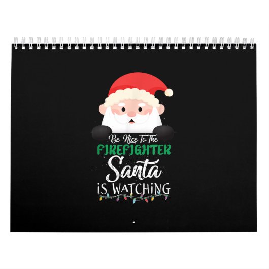 Wees aardig tegen de brandweerman die Kerstmis vol Kalender (Hoes)